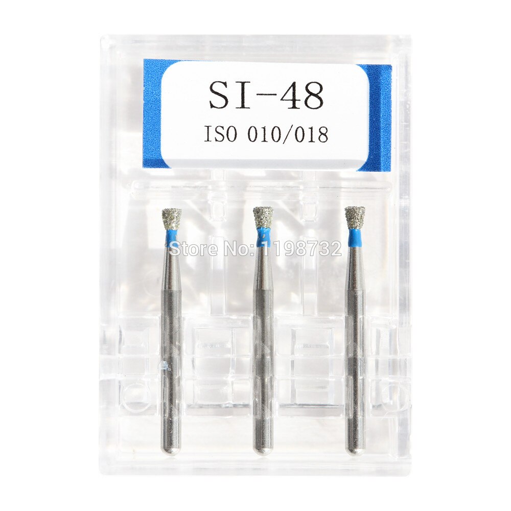 15 stücke/5 Boxen Zahn Diamant Bohrer SI-45/SI-46/SI-47/SI-47C/SI-48 Polierer Bohrer Dia -bohrer hoch Geschwindigkeit Handstück Zahnarzt Gitter