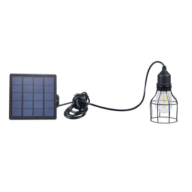 Retro Led Solar Kroonluchter Hanglamp Led Opknoping Lamp Binnenplaats Tuin Gang Waterdichte Solar Led Straatverlichting