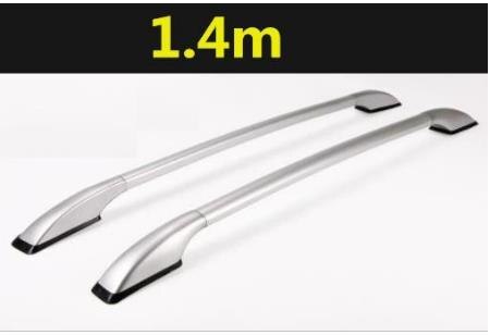 1.2 M-1.6 M Lange Auto Aluminium Imperiaal Bagagedrager Bar Hatchba Auto En Kleine Suv Universal accessoires 2 Stks/set: 1.4m