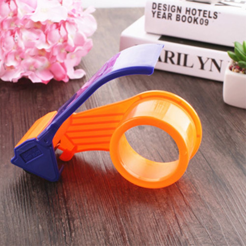 Plastic Roller Tape Cutter Dispenser Verpakking Pakket Tool Kantoorbenodigdheden