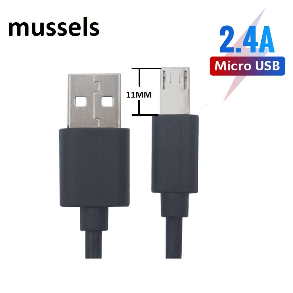 11 millimetri Lungo micro USB Cavo di Ricarica per Oukitel K10000/K3 C12 pro Blackview A7/A20/A30 /BV6000 Bv5500 Bv1000 Carica