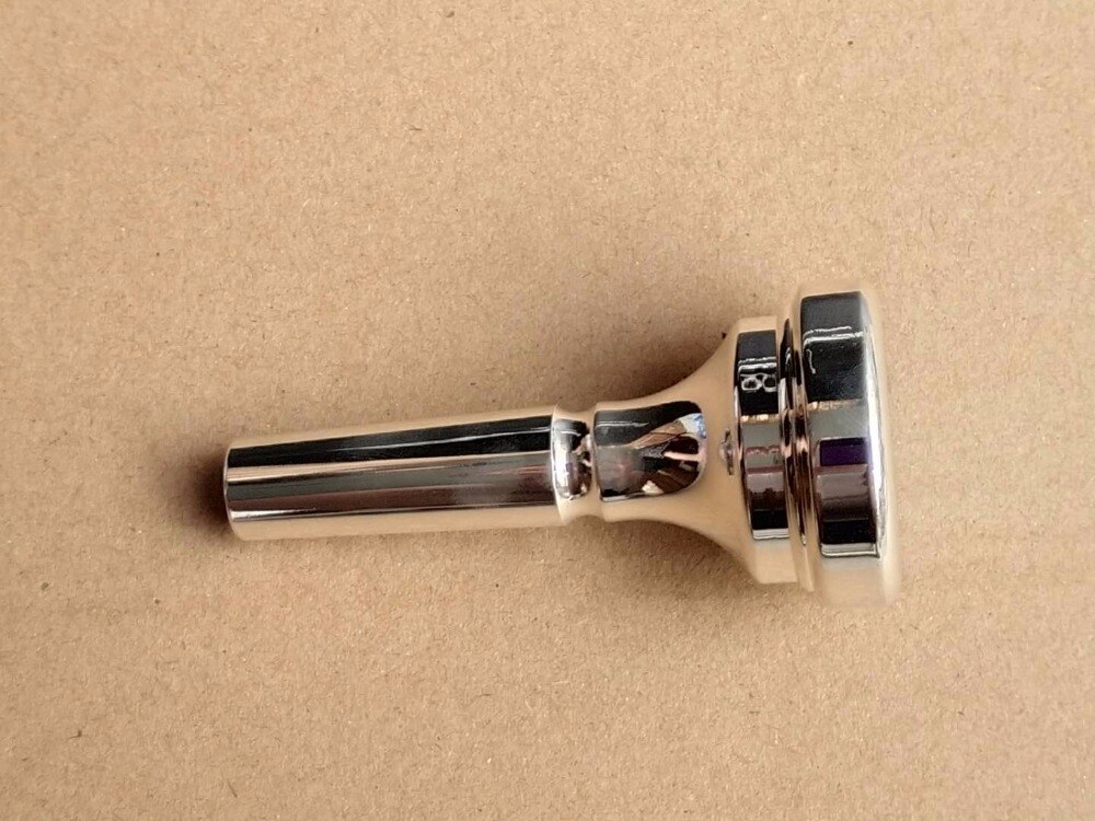 Euphonium mouthpieces, Flat 4 key tuba on the mouth Silver plating on the tuba mouthpieces