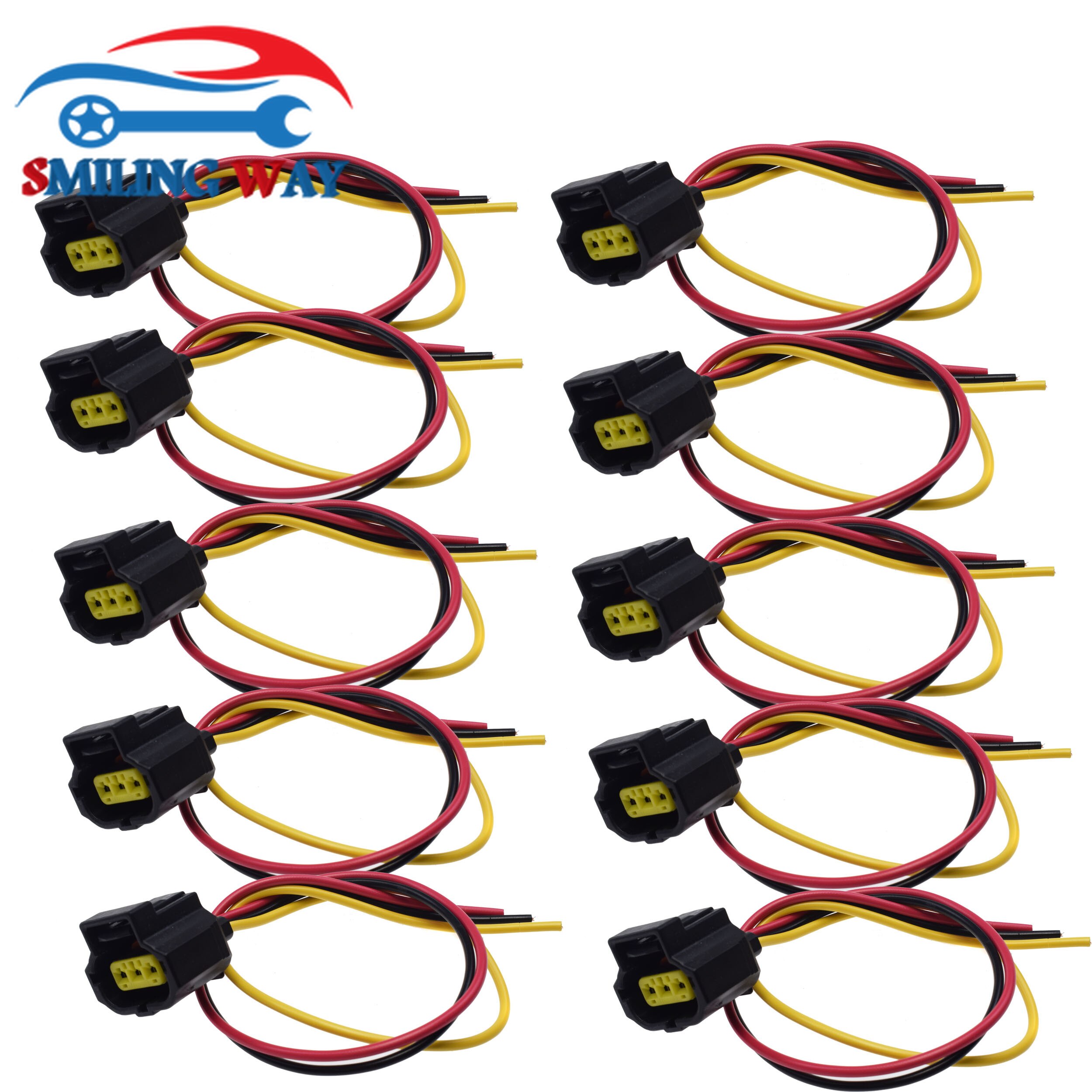 thumbnail image 2 of Motorcraft WPT-118 Ford Alternator Plug Connector Wire Harness – 3 Pin With 30cm Pigtail (1996-Present) 2 of 5