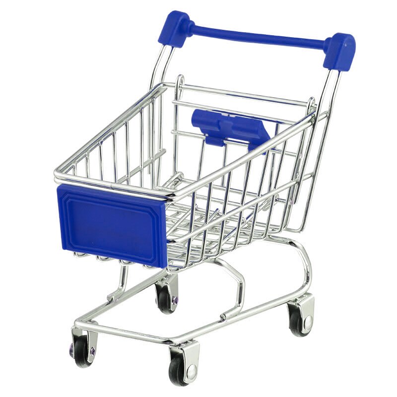 Mini jouet caddies petit jouet pour animaux de compagnie supermarché Handcart panier utilitaire panier de stockage stockage à la maison: G91947