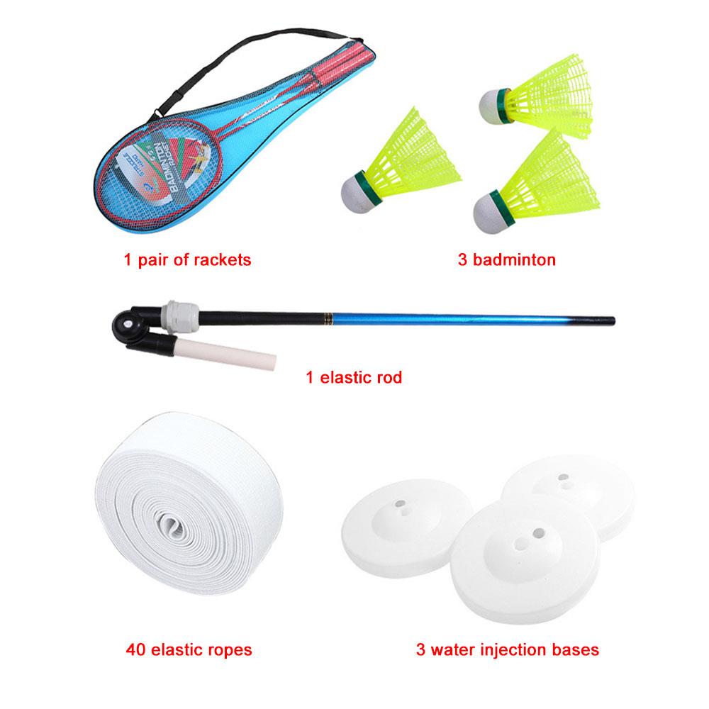 Badminton retur badminton individuell nylon lätt rörelsespel leksaker badminton träningsapparat skolidrott