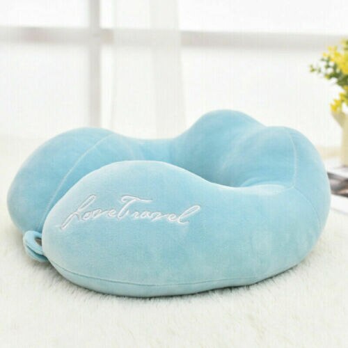 Memory Foam Pad U-vormige Reizen Kussen Vliegtuig Reizen Sleep Head Rest Ondersteuning Kussen Soft Foam Nekkussen Auto Kussen kussen