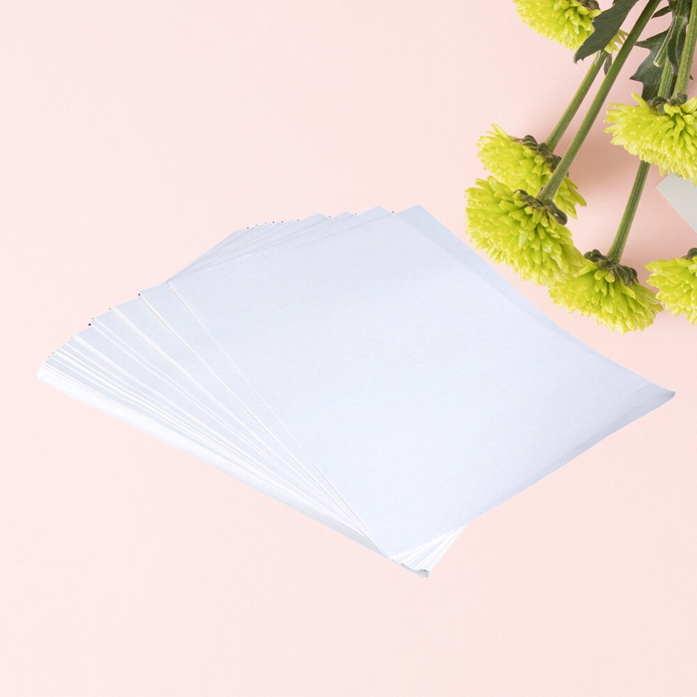 100pcs Heat Transfer Printing Paper A4 Sublimation Transfer Paper A4 Light T Shirt Transfer Paper White