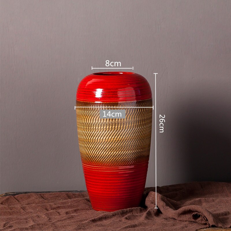 Classic Ceramics Vases Large Floor Vase Flower Ins... – Vicedeal