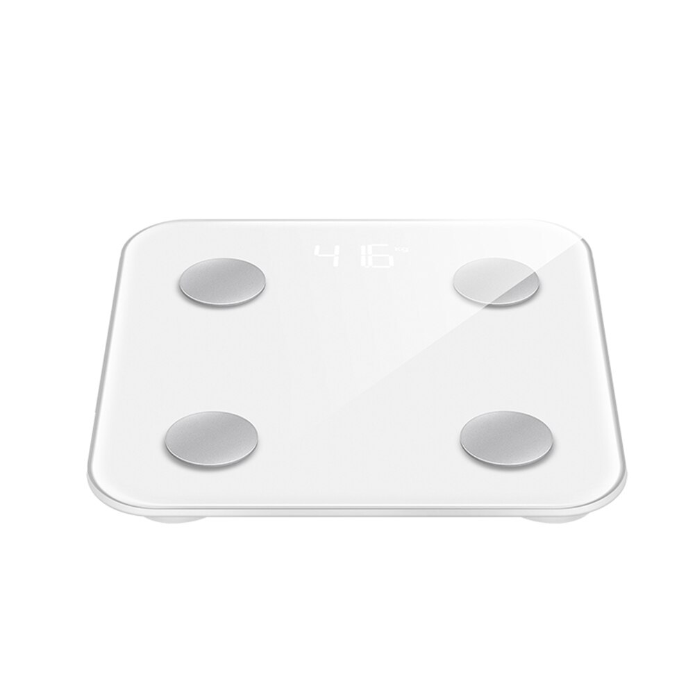 Weighing Scale Cold White High-precision Pressure Sensor LED Digital Display Bluetooth Connection APP Fat Scale: B