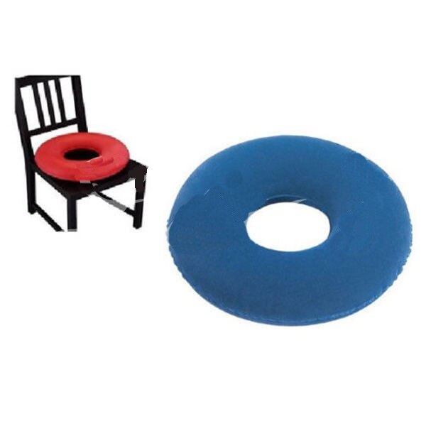 Medische Opblaasbare Nylon Pvc Donut Ronde Kussen Ring Decubitus Met Pomp Anti-Decubitus Pad