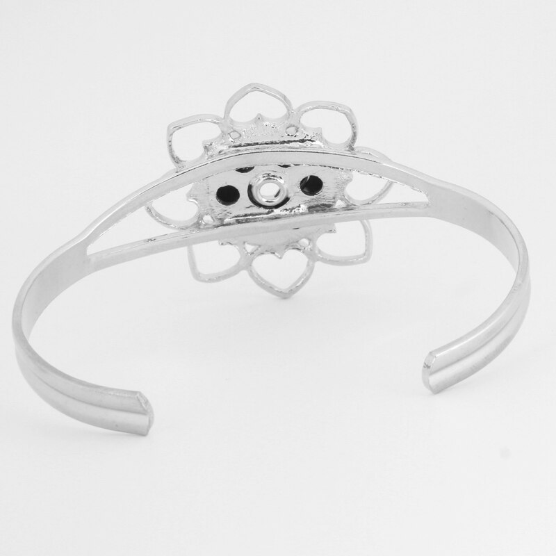 Xh6455 kærlighedsblomst kvinder charme armbånd ingefær 18mm trykknapper smykker armbånd & armbånd