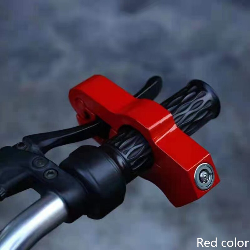 2 Schlüssel Motorrad Lenkers chloss Diebstahls icherung Motorrad Elektro fahrzeug Aluminium legierung Schloss solide imitierend stehlen Schlösser: verrotten