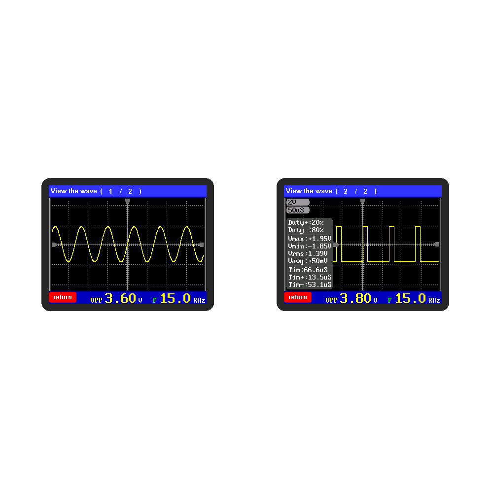 DSO FNIRSI PRO Handheld Oscilloscope 5MHz Bandwidth 20MSps Sampling Rate Digital Oscilloscope 2.4inch TFT LCD Display