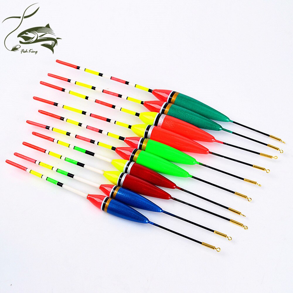 Vis Koning 10 Stks/partij 1G 2G 3G 4G 5G Multi Karpervissen Vlotter Bobber vis Dobbers Flotteur Peche Pesce Bulk Visgerei