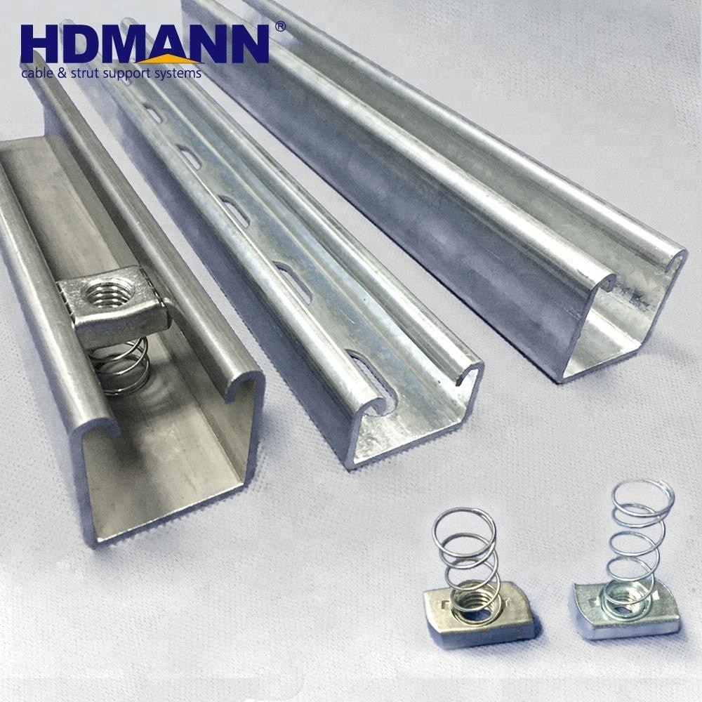 Galvanized Cold Rolled Steel Punching Hole Strut Channel photovoltaic support systems