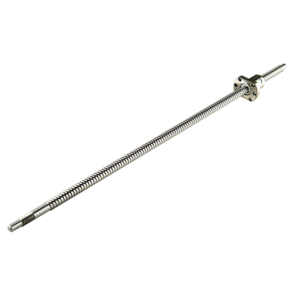 Ballscew SFU1605-150mm 200 300 500 600 800 1000 1500 2000 2500 mm C7 Vis À Billes Avec Écrou À Bille Simple FK/FF12 Bout Usiné CNC
