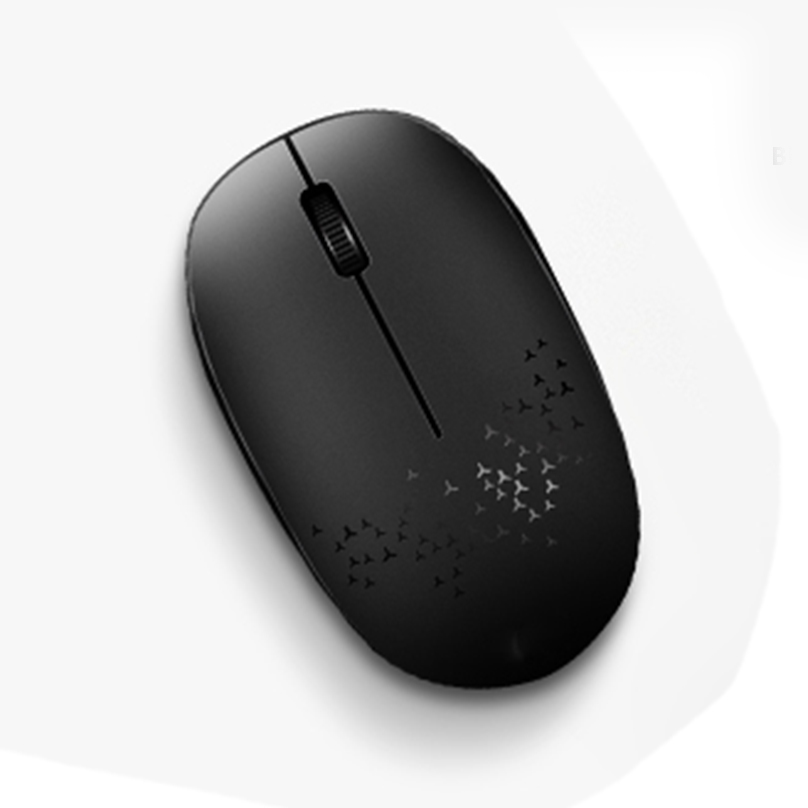 metoo Wireless Bluetooth Silent Mouse Ultra-thin Ergonomic Portable Optical Mouse For tablets laptops and mobile phones: Default Title