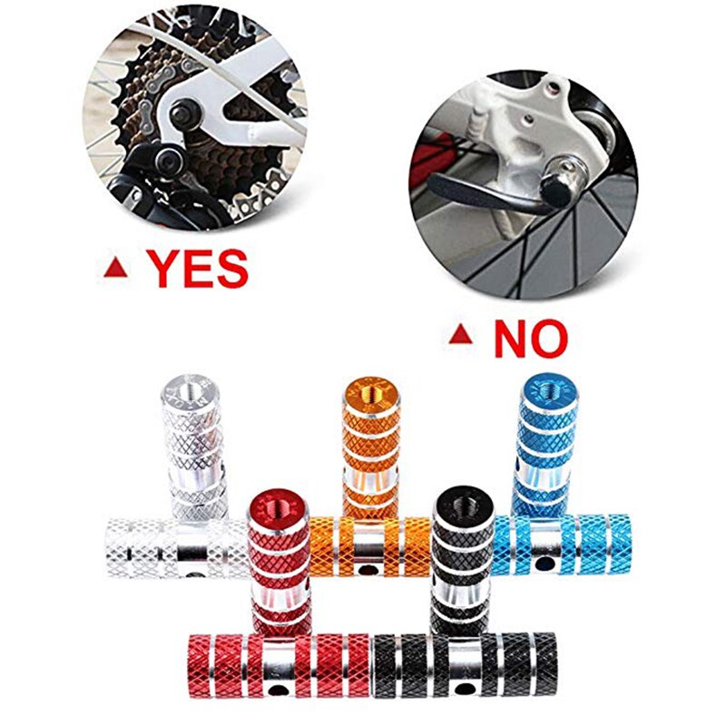 5 Kleuren Antislip Mountainbike Fiets Voetsteun Aluminium 3/8 "Staande As Voetsteunen Bmx Voetsteun Pedalen Fietsen equip