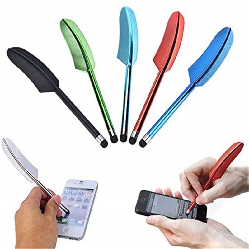 Feather Style Capacitive Touch Screen Stylus Pen For iPhone Samsung Universal Compatible for Smart Phone Tablet PC Pen