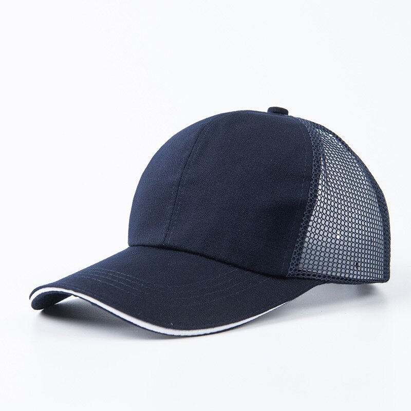 Bump Cap Mesh Summer Breathable Lightweight Safety Hats Anti-collision Men Women Factory Labor Hat Sport Style Protective Cap: Navy blue