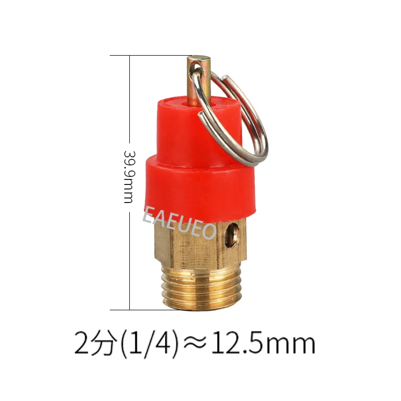 1/8" 1/4'' 3/8" 1/2" BSP 8kg Luftkompressor Sicherheitsventil Druckentlastungsregler für Druckleitungen/-schiffe