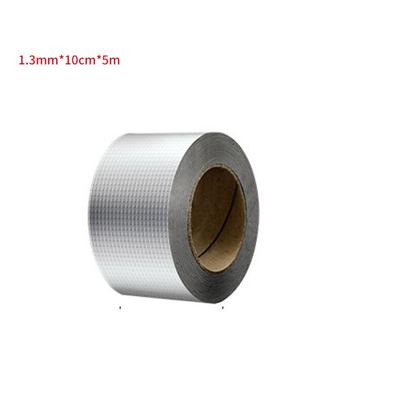 Waterproof Duct Tape Butyl Super Fix Repair Wall Crack Thicken Butyl Tape Thermal Resist Duct Repairs: 1mmX10cmX5m