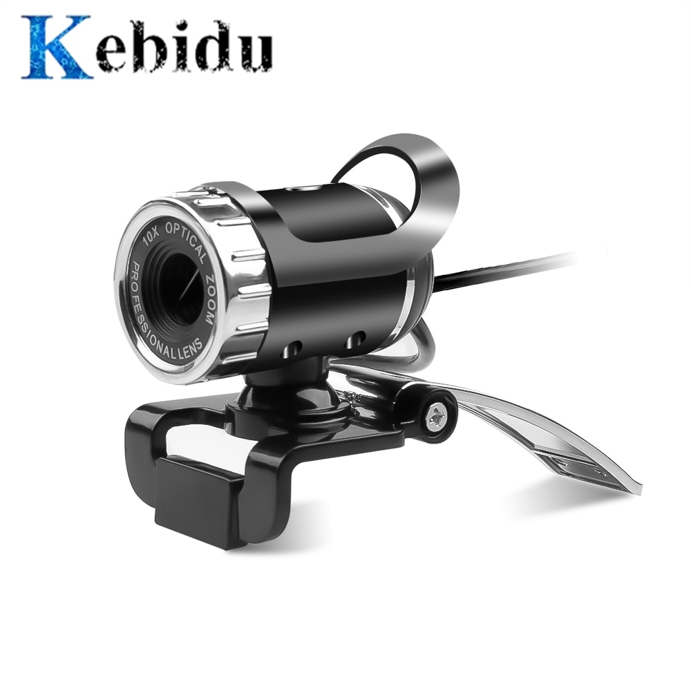 Kebidu Web Camera Professionele Usb 30M Mega Pixel Webcam Stijlvolle Draaien Camera Hd Webcam Met Microfoon Microfoon Voor pc Laptop
