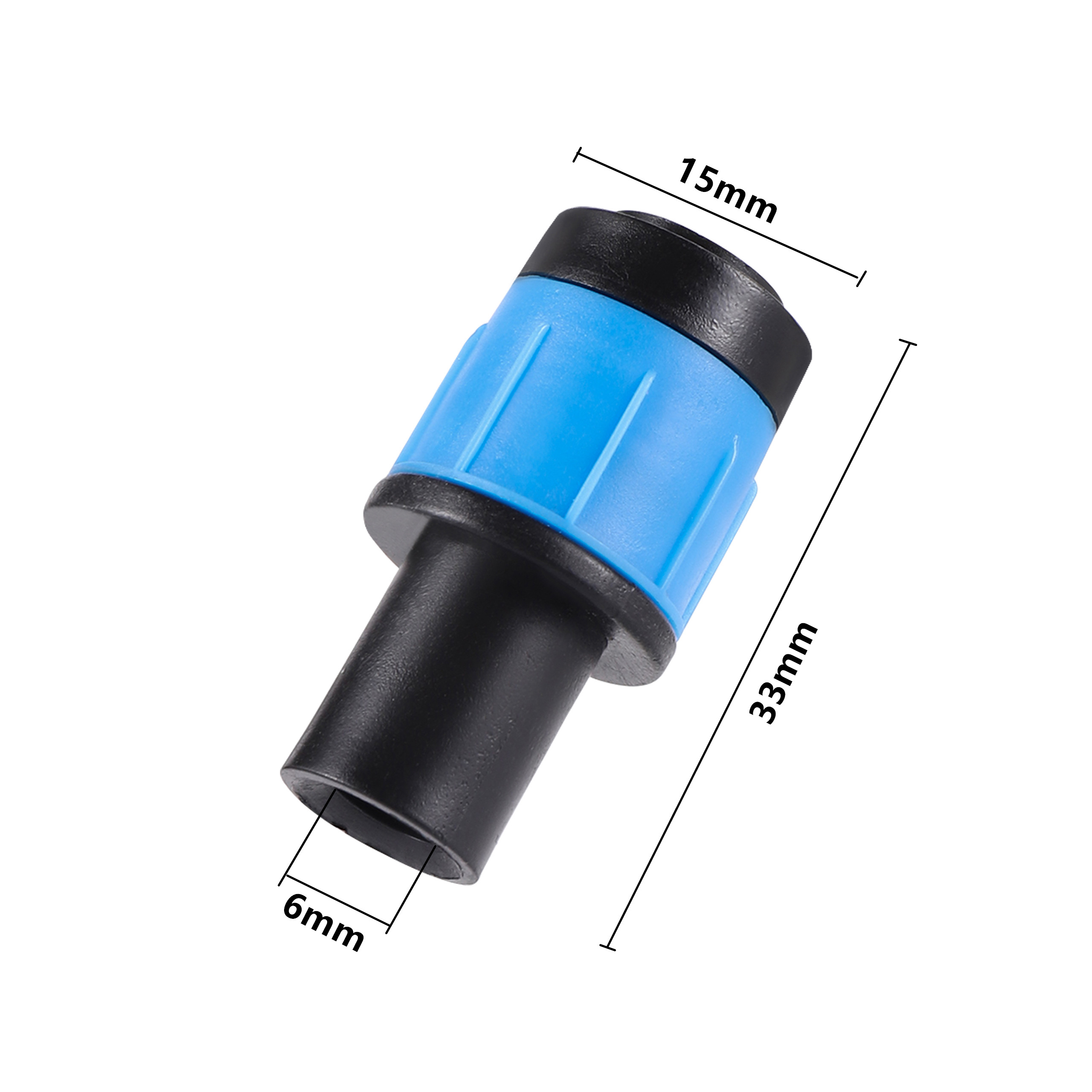 10Pcs 6mm Dripper Nozzle ground plug Adjustable Watering Emitter Garden Micro Drip Irrigation Potted Bonsai Plants Watering tool: Burgundy