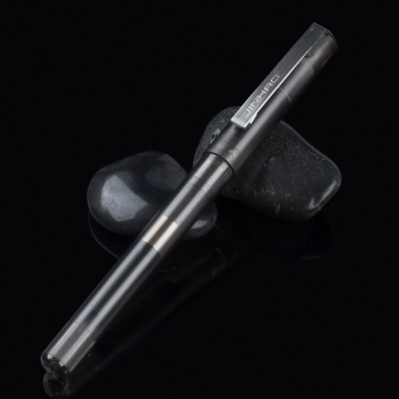 JINHAO 991 Black Transparent Matte Color Fine nib fountain pen Pens for Students of school stationery