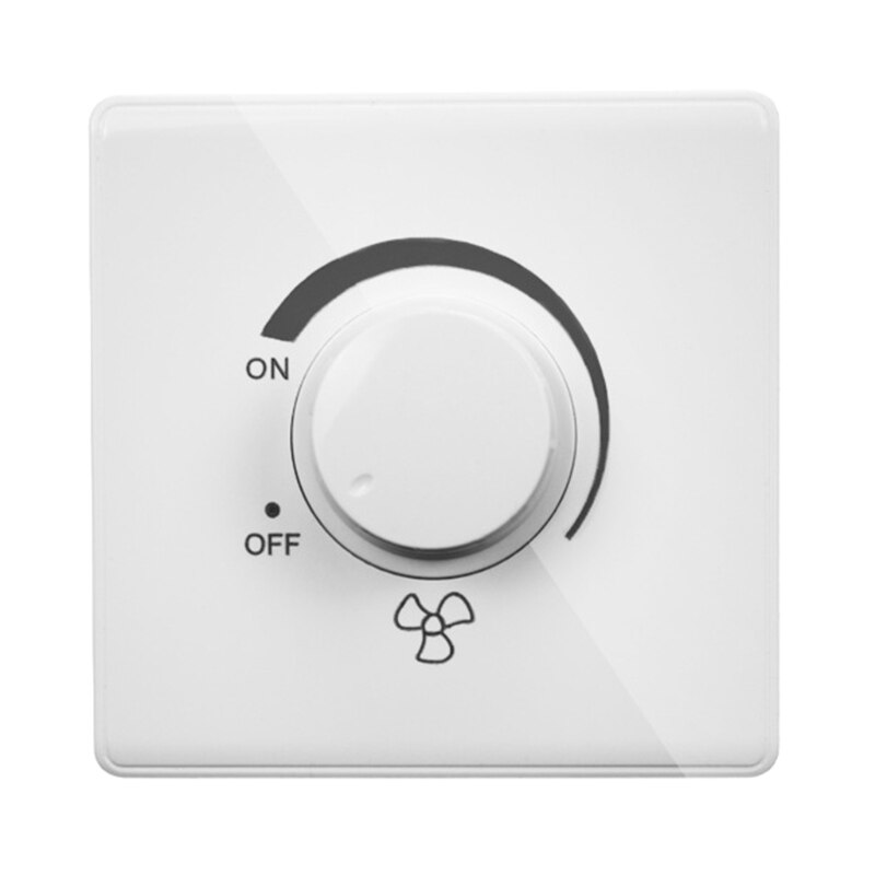 Controlador de velocidad continuo para ventilador de techo, interruptor de atenuación de pared, 220V, 10A, 86 tipos