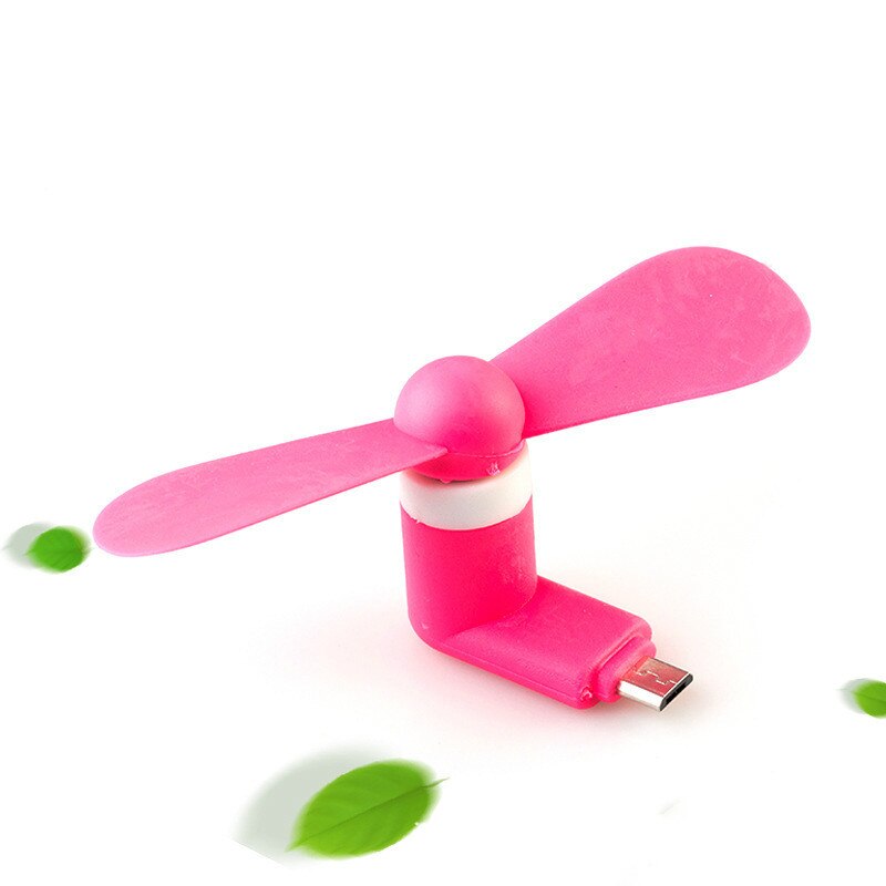 Portable 2 In 1 Mini soft phone Fan for Iphone Android Micro Hanldheld Cooling Cellphone Fan Cooler Mobile phone summer USB Fans