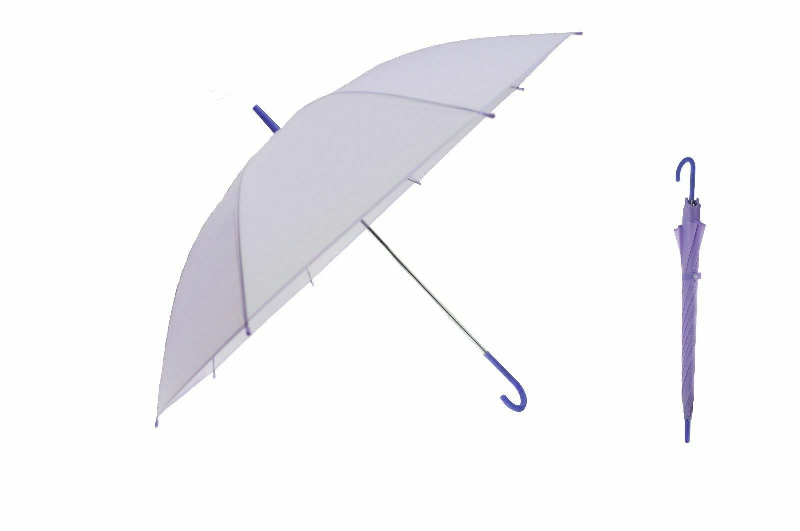 paraguas de lluvia transparente con forma de seta decoración de boda Parasol mujeres chicas Anti lluvia sol: Púrpura