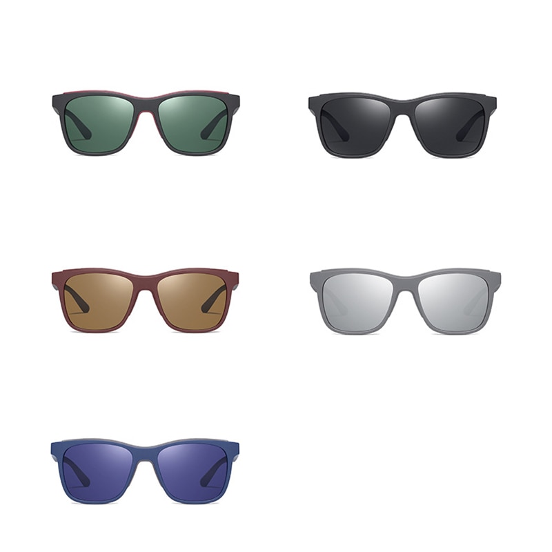 KEITHION Sunglasses Unisex Square Vintage Sun Glasses Famous Brand Sunglases polarized Sunglasses Mirror Feminino For Women Men