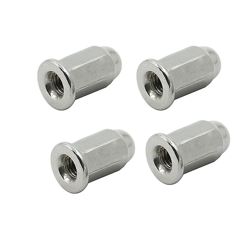 4 kpl  m6 m8 m10 acorn mutteri ruuvi- hex kuvun metrinen 6mm x kierteen nousu 1.0 yamaha adt 100 dt125 dt175 dt360 dt400: M6 4 kpl