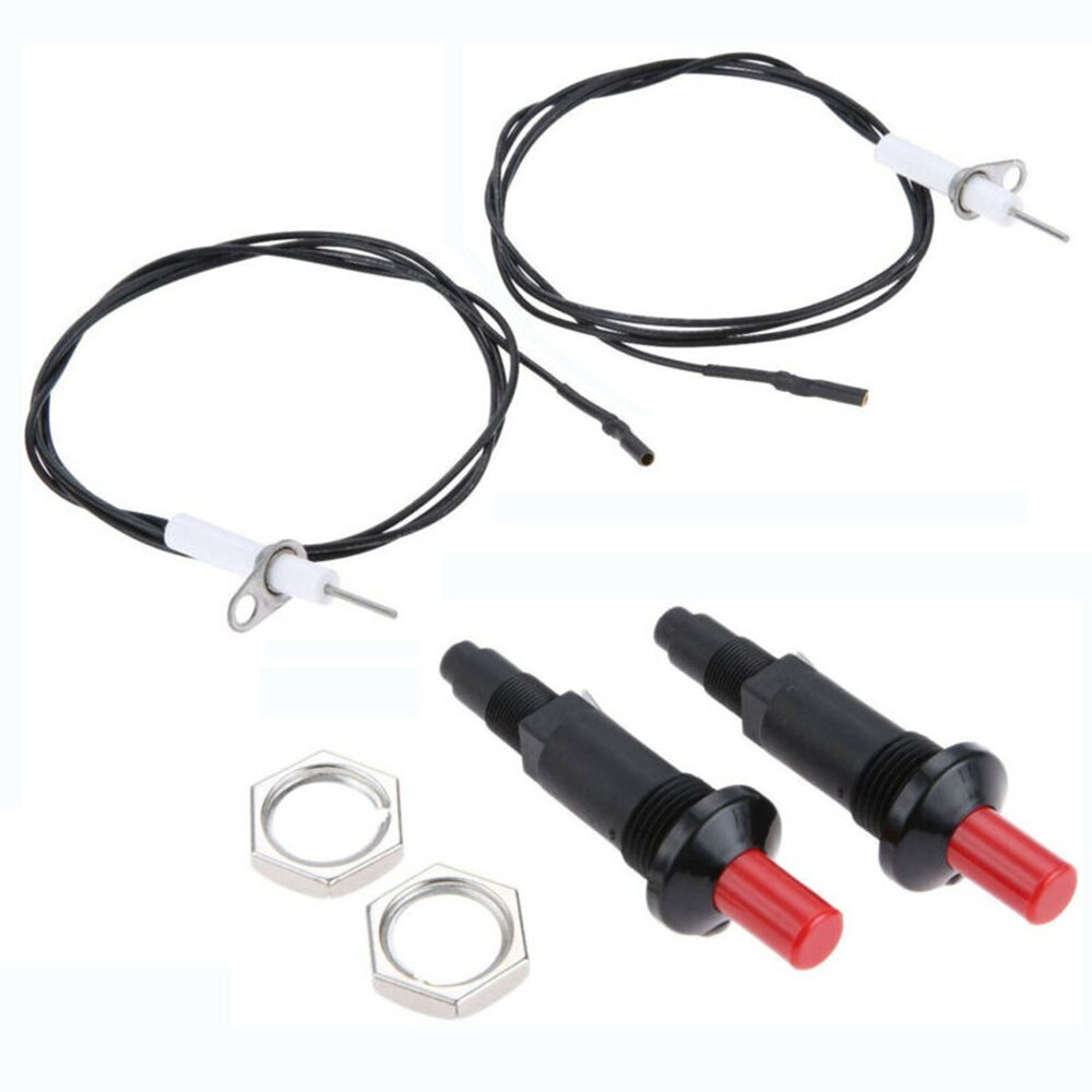 Piezo Spark Piezo Spark Ignition with Cable For BBQ Stove 2-pack Grill