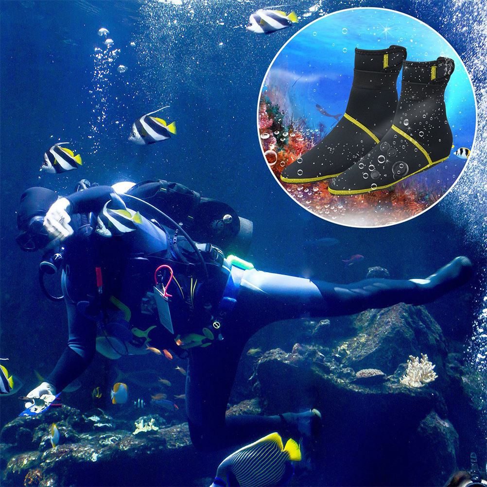 3mm neopren-snorkelsko dykningssokker strandstøvler våddragt forhindrer ridser skridsikre dykningssokker svømmefinner  #10