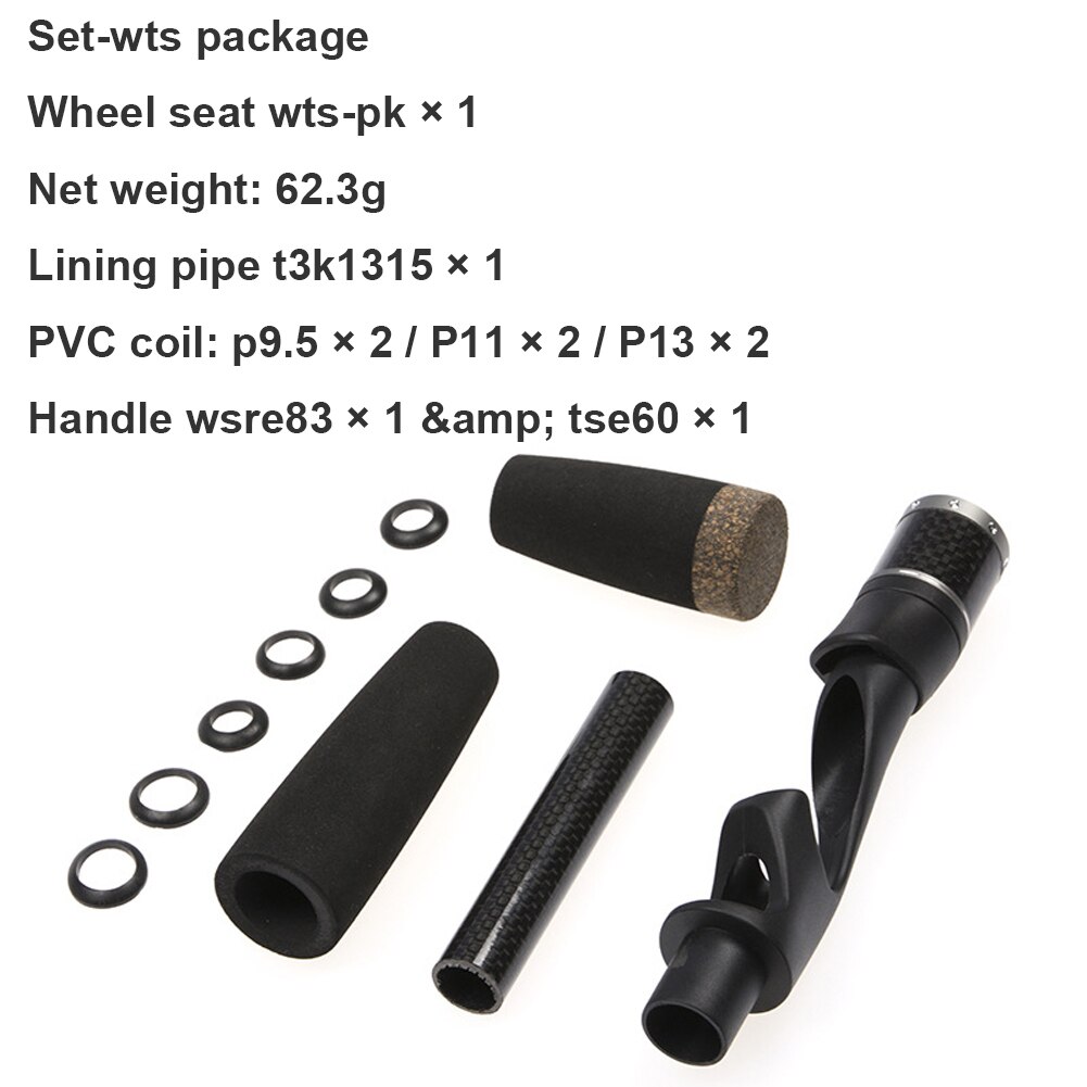 Holle-Out Hengel Handvat Eva Foam Pole Grips Vervangende Onderdelen Voor Hengel Reparatie Tools Hengel Accessoires set