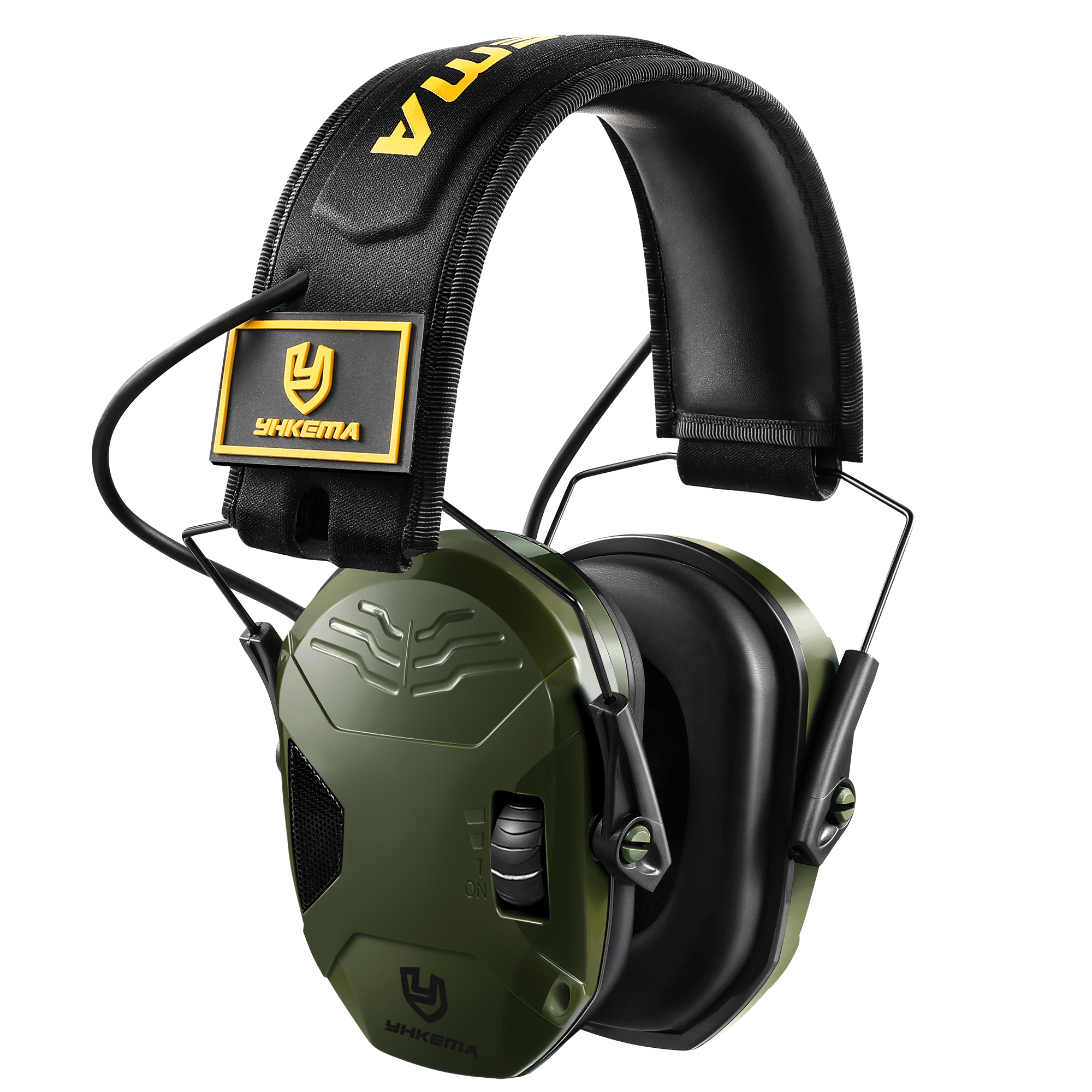 2025 Elektronische Schieten Oorbeschermer Anti-geluid Hoofdtelefoon Geluidsversterking Gehoorbescherming Headset Opvouwbaar met case: Paars