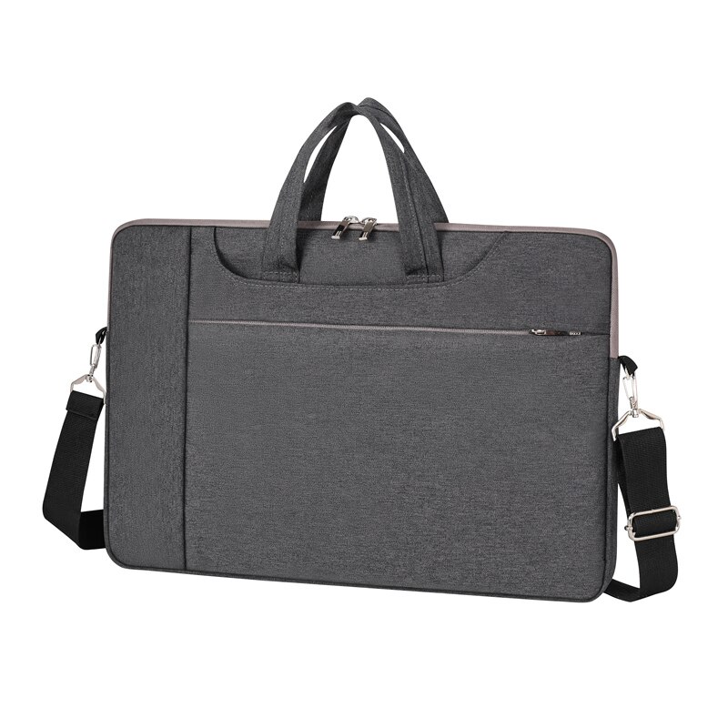 13 Inch Laptop Sleeve 14 Inchs Computer Case Notebook Pocket 15 6 Macbook Pouch Men's Portable Briefcase Waterproof Carry Bags: Grey / 13-inch