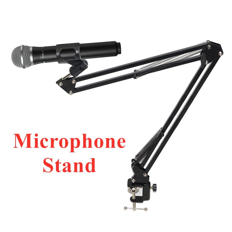 Micrófono condensador BM800 de BM-800, Kit de micrófono para ordenador, soporte de choque, tapa de espuma y Cable como micrófono BM 800: Stand only