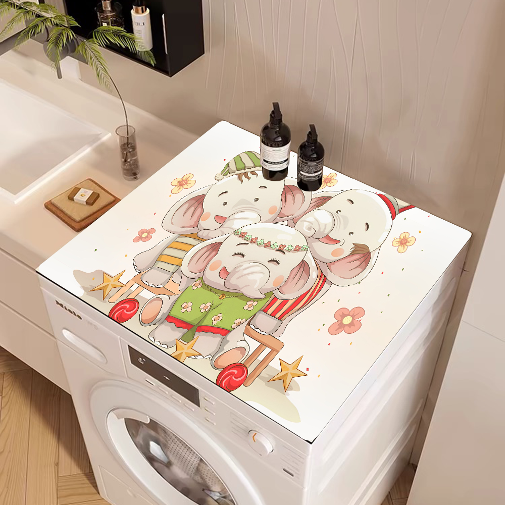 Animal Pattern Kitchen Tableware Dish Drying Mats Desk Drain Pad Heat Resistant Counter Top Mat