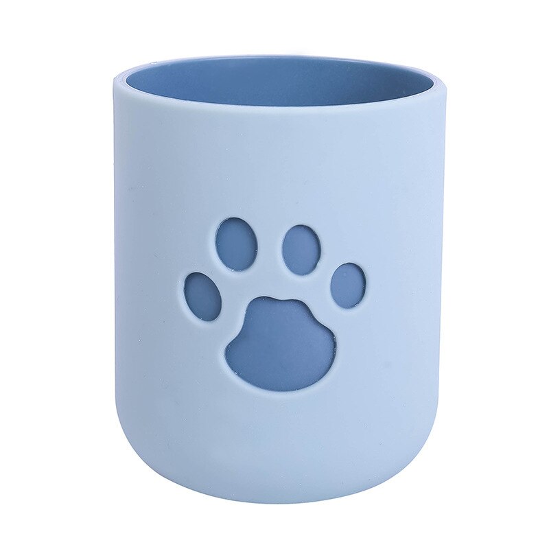 Tasse de lavage Portable, griffe de chat de dessin animé, rangement de brosse à dents, organisateur de salle de bain, tasse de brosse à dents