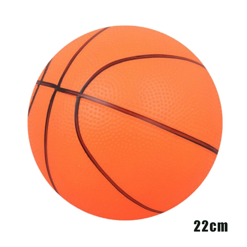 Inflatable Basketball Bouncy Ball Indoor/Outdoor Sports PVC 2 sizes: 22cm
