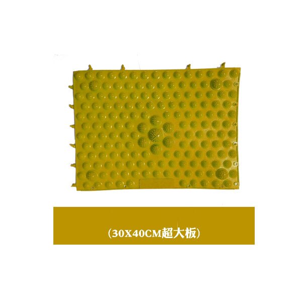 Acupressure Massager Mat Durable Reflexology Back Body Foot Massage Pad Toe Relieve Pain Pressure Blood Circulation Plate Mat: Orange