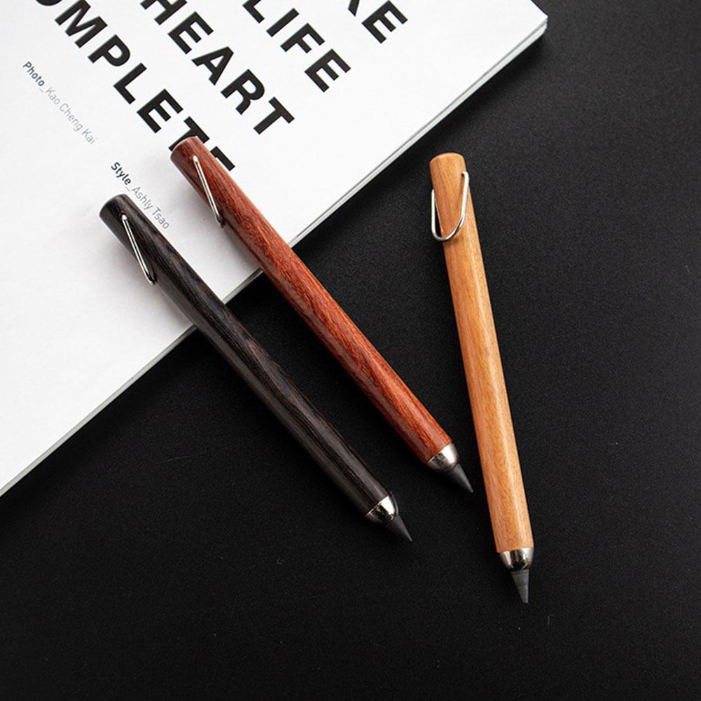 Unlimited Writing Eternal Pencil Wooden Without Ink Signature Pen Office Everlasting Stationery Pencil Business Supplies Pen