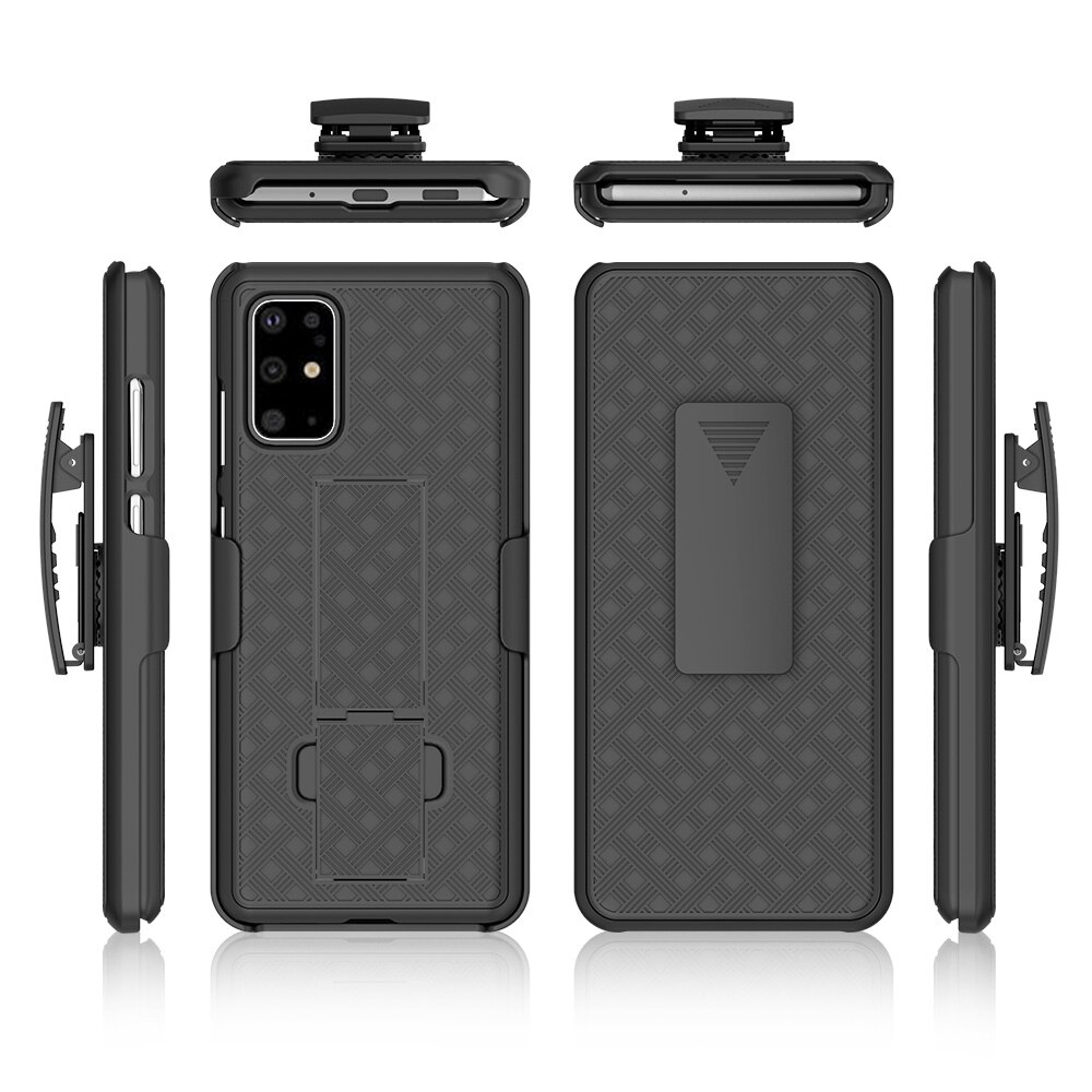 Running Sport Case Shell Back Kickstand Belt Clip Holster Holder for Samsung Galaxy Note 20 10 Plus S20 Ultra S9 S22 Phone Cover