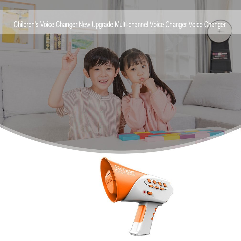 Magic Voice Changer Multi-channel Voice Changer Intelligence Handheld Loudspeaker 7 Sounds 5 Music Child Voice Converter