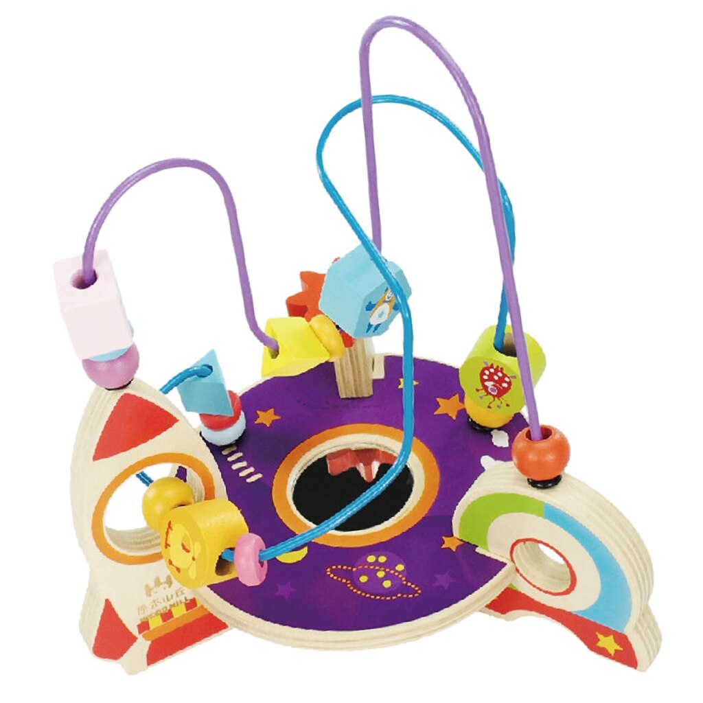 Kraal Doolhof Achtbaan Houten Educatief Cirkel Vroege Ontwikkeling Speelgoed Voor Kids Peuters 3 Jaar Oude En Up