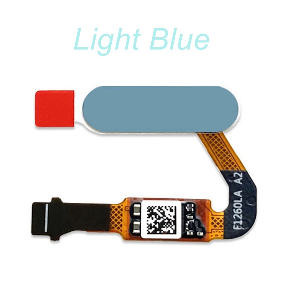 Fingerprint Scanner Button For Huawei P20 Pro Touch ID Sensor Flex Cable Home Return Key For Huawei Mate 10 Replacement Parts: Light Blue
