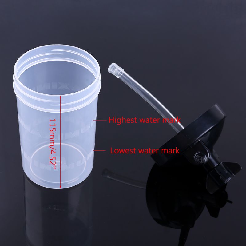 Botella de burbujas de oxígeno de alto flujo-humidificador de humedad botella de agua para oxígeno